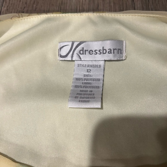 Yellow floral midi dress with ruffle hem and sheer overlay fairy - Picture 8 of 8